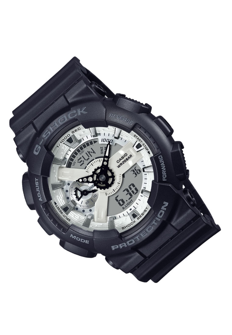 Casio G-shock GA-110WD-1A Digital Analog Rubber Strap Watch for Men-Watch Portal Philippines
