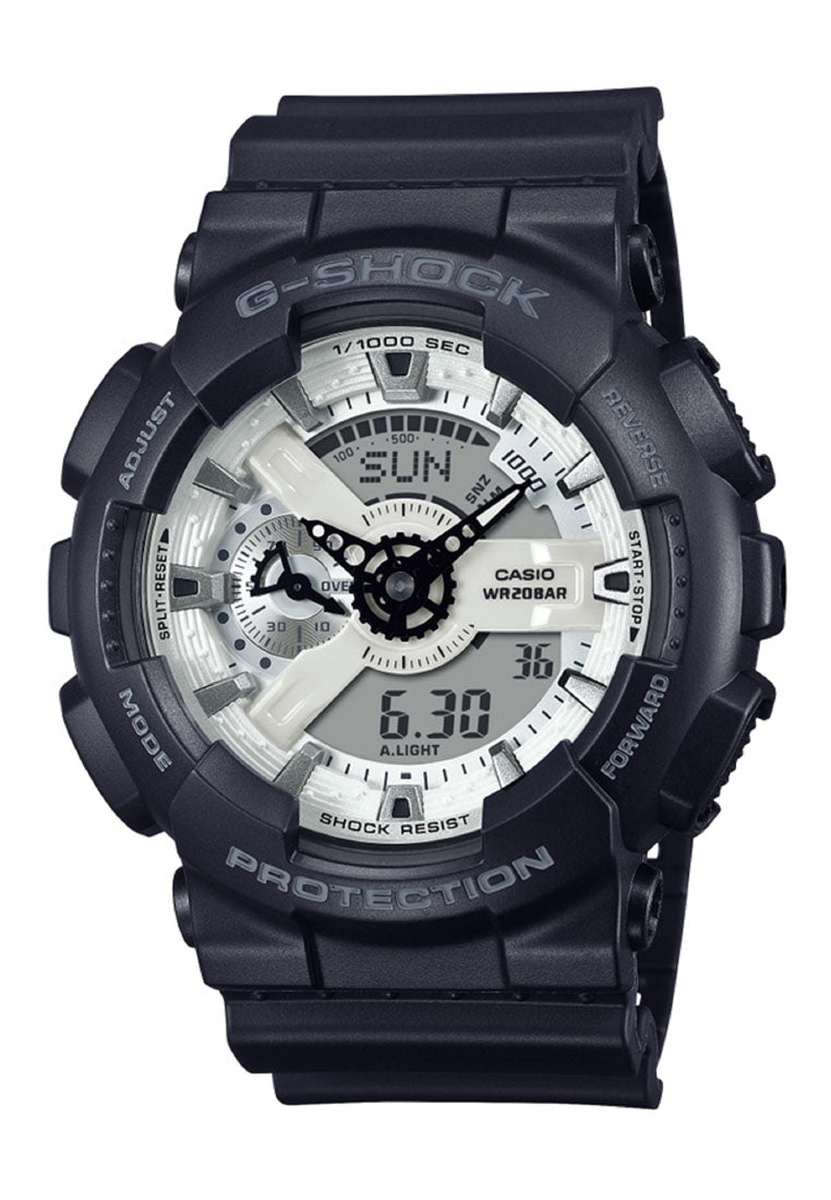 Casio G-shock GA-110WD-1A Digital Analog Rubber Strap Watch for Men-Watch Portal Philippines