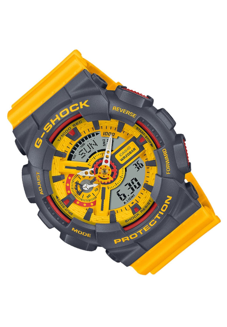 Casio G-shock GA-110Y-9A Digital Analog Rubber Strap Watch For Men-Watch Portal Philippines