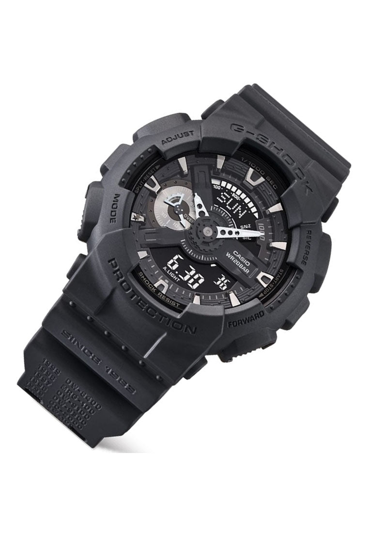 Casio G-shock GA-114RE-1A 40th Anniversary Remaster Black Digital Analog Watch For Men-Watch Portal Philippines