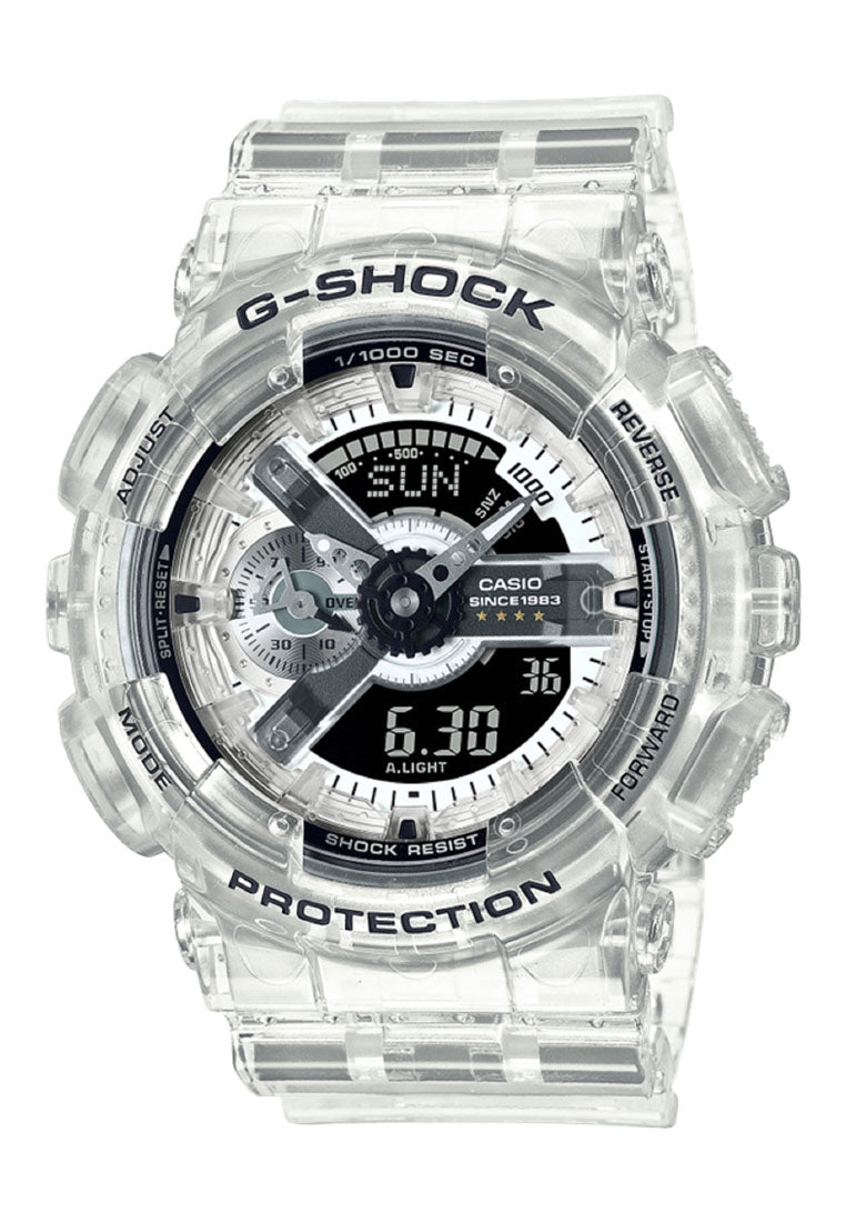 Casio G-Shock GA-114RX-7A 40th Anniversary Clear Remix Digital Analog Watch For Men