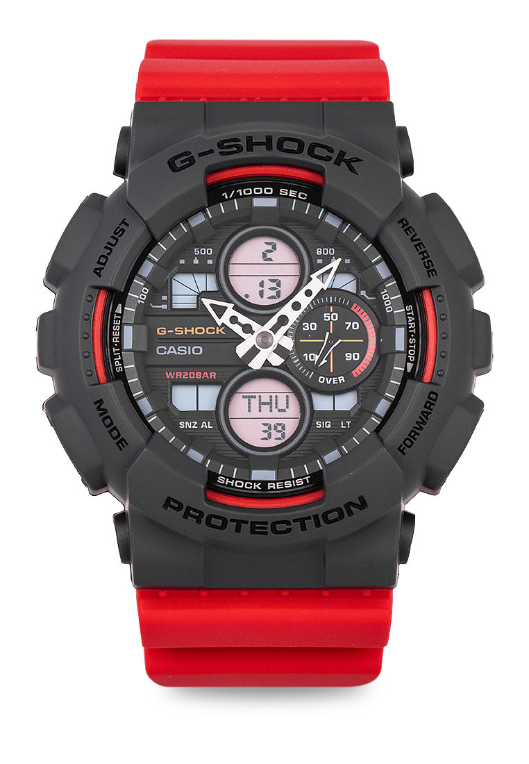 Casio G-shock GA-140-4A Digital Analog Rubber Strap Watch For Men-Watch Portal Philippines