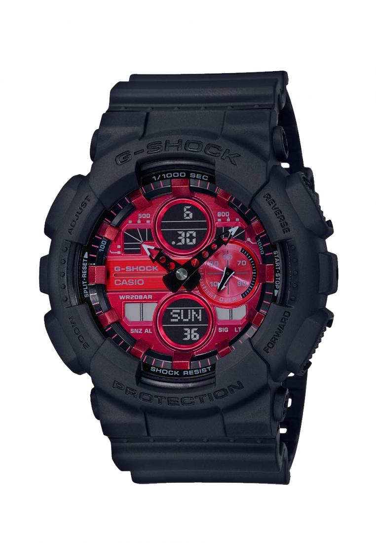 Casio G-shock GA-140AR-1A Digital Analog Rubber Strap Watch For Men-Watch Portal Philippines