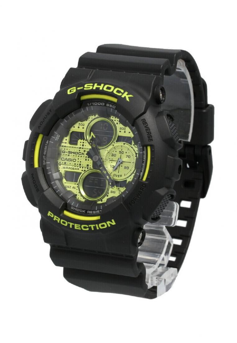 Casio G-shock GA-140DC-1A Digital Analog Rubber Strap Watch For Men-Watch Portal Philippines