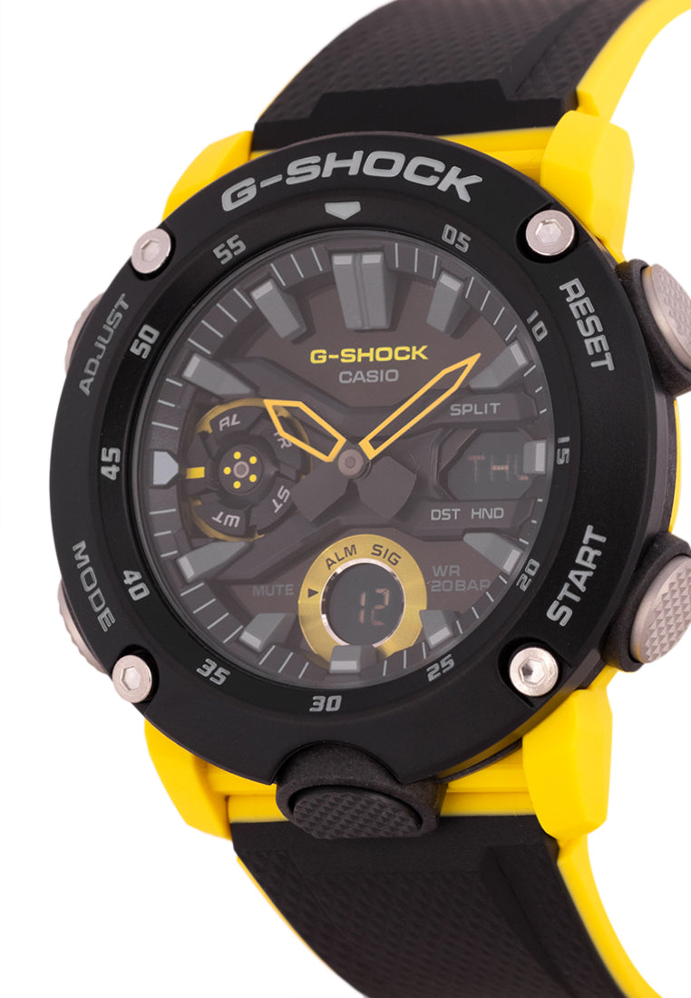 Casio G-shock GA-2000-1A9 Digital Analog Rubber Strap Watch for Men-Watch Portal Philippines