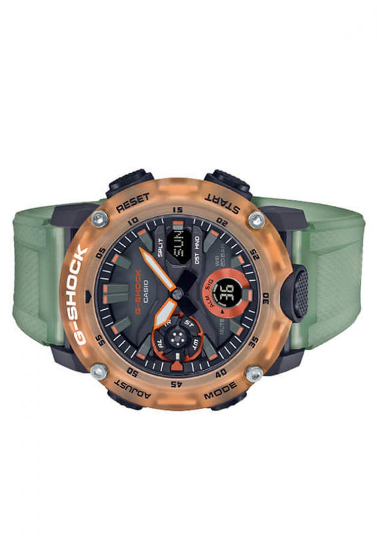 Casio G-shock GA-2000HC-3A Digital Analog Rubber Strap Watch For Men-Watch Portal Philippines