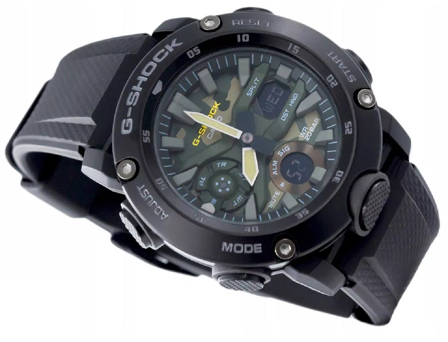 Casio G-shock GA-2000SU-1A Digital Analog Rubber Strap Watch For Men-Watch Portal Philippines