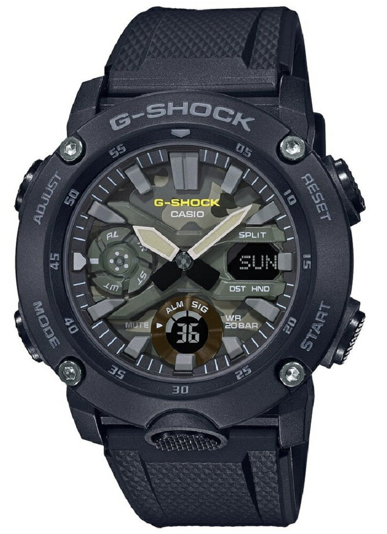 Casio G-shock GA-2000SU-1A Digital Analog Rubber Strap Watch For Men-Watch Portal Philippines