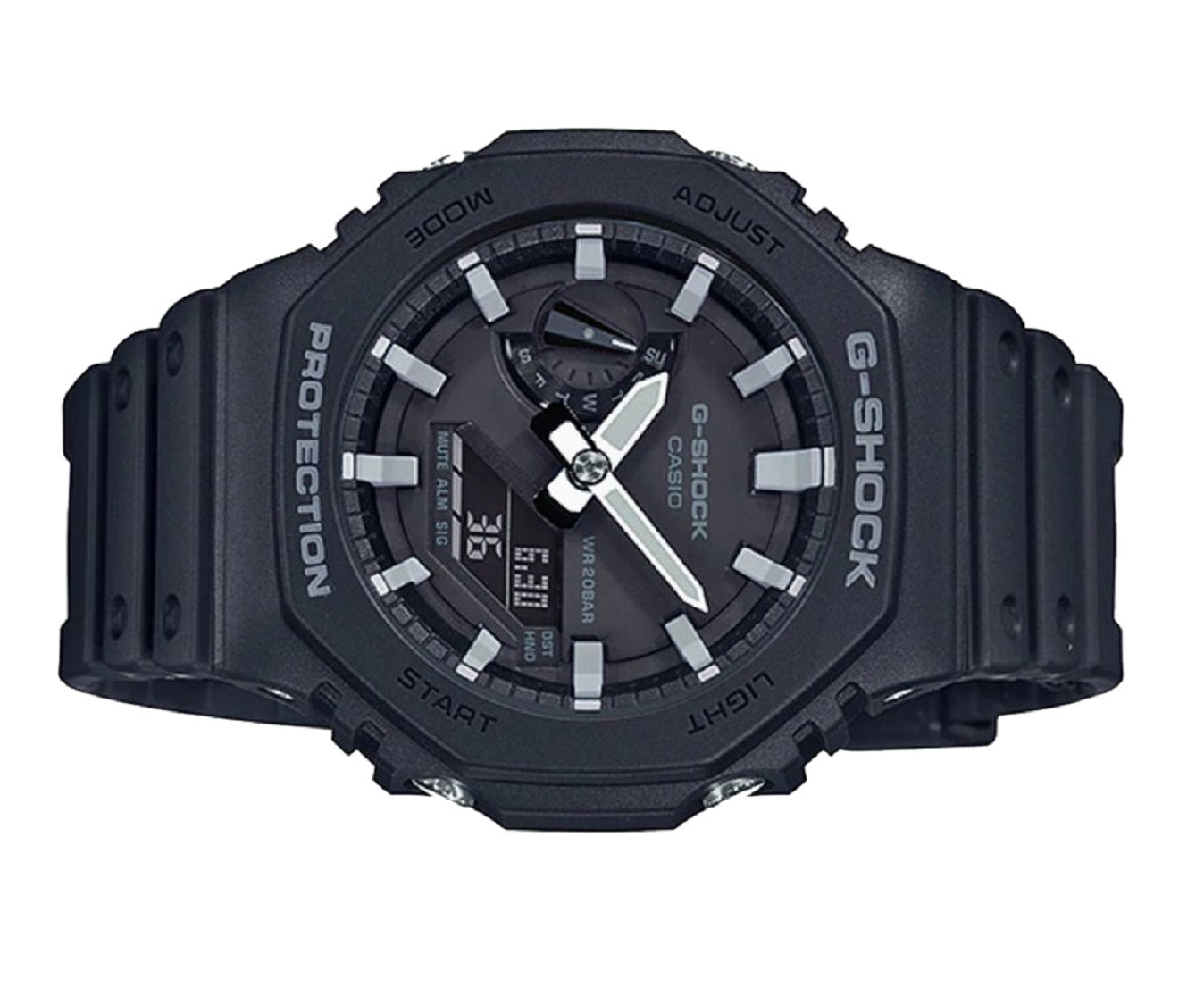 Casio G-shock GA-2100-1A Digital Analog Rubber Strap Watch For Men-Watch Portal Philippines