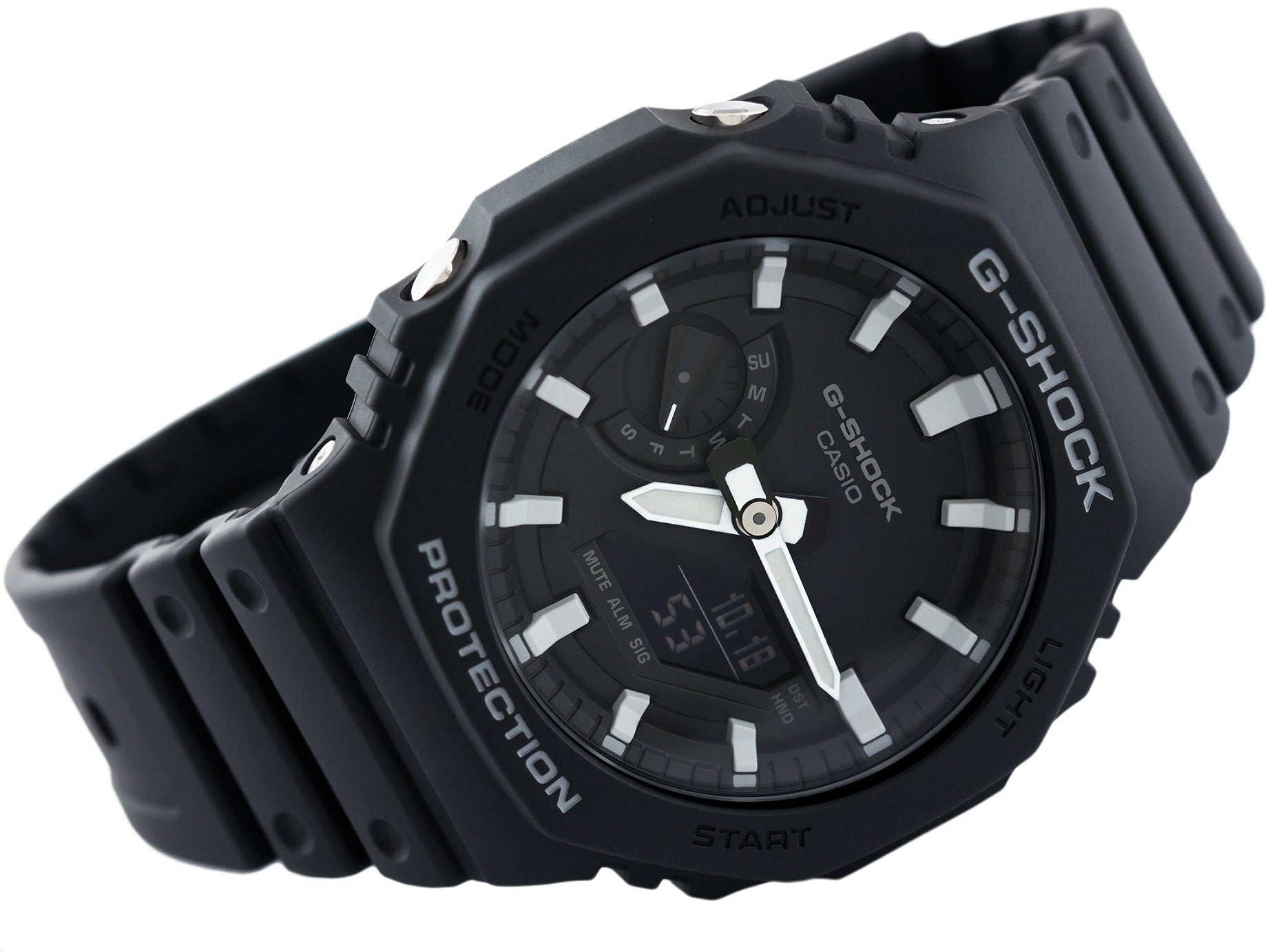 Casio G-shock GA-2100-1A Digital Analog Rubber Strap Watch For Men-Watch Portal Philippines
