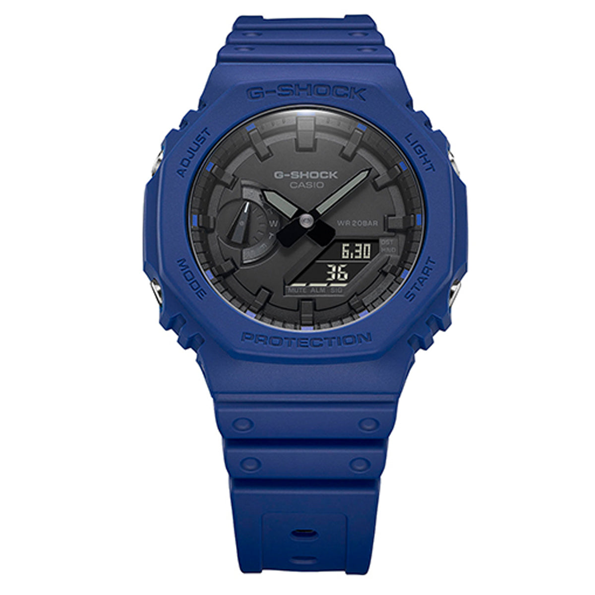 Casio G-shock GA-2100-2A Digital Analog Rubber Strap Watch For Men-Watch Portal Philippines