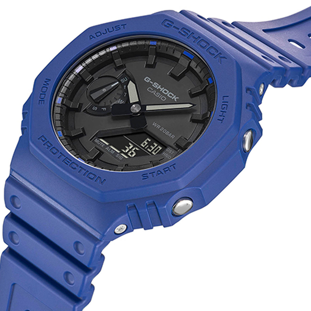 Casio G-shock GA-2100-2A Digital Analog Rubber Strap Watch For Men-Watch Portal Philippines