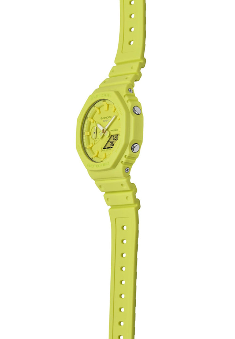 Casio G-shock GA-2100-9A9 Digital Analog Rubber Strap Watch For Men-Watch Portal Philippines