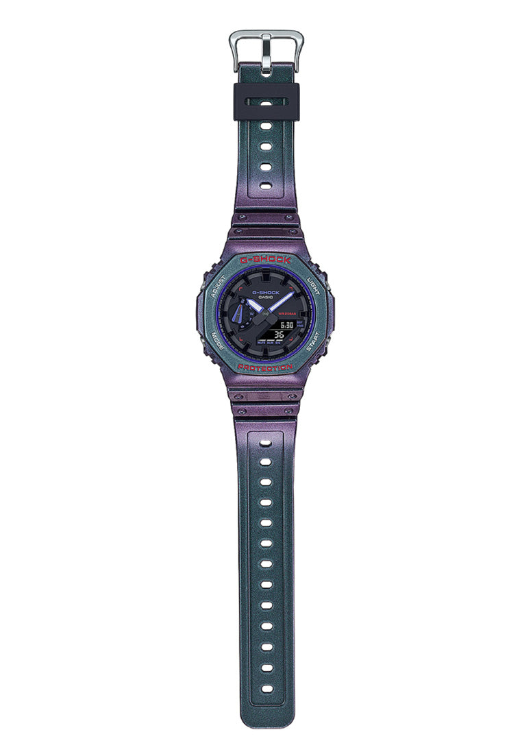 Casio G-shock GA-2100AH-6A Digital Analog Rubber Strap Watch For Men-Watch Portal Philippines