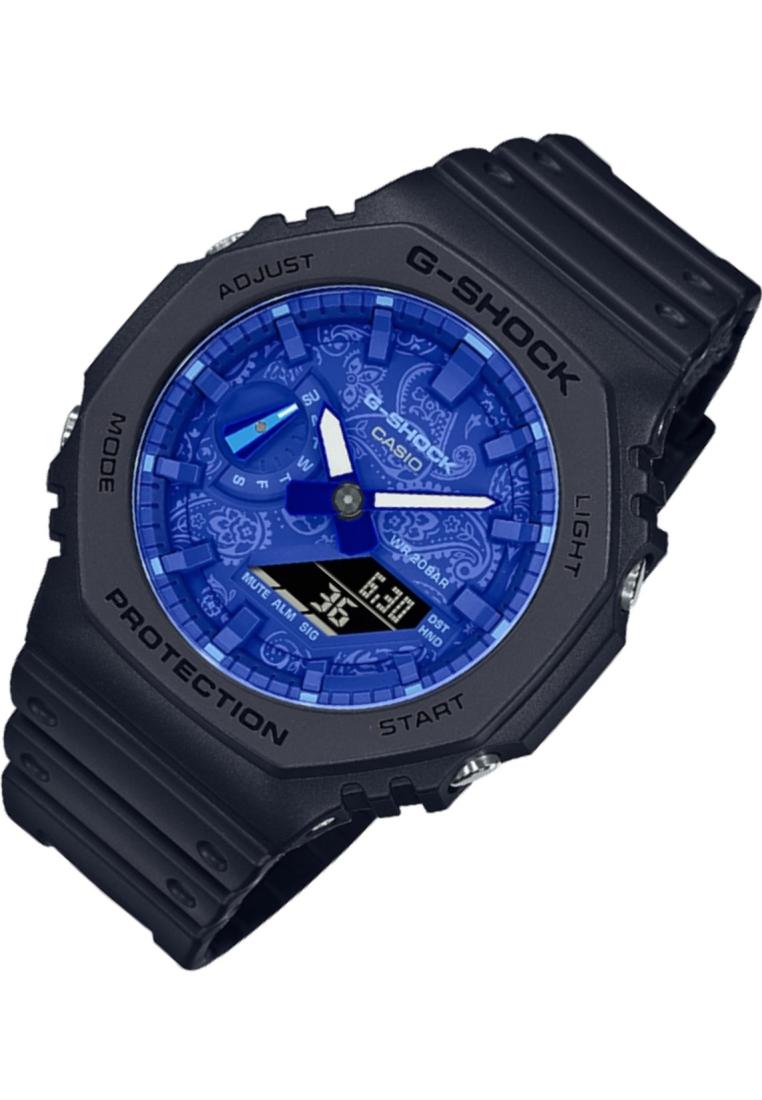 Casio G-shock GA-2100BP-1A Digital Analog Rubber Strap Watch For Men-Watch Portal Philippines