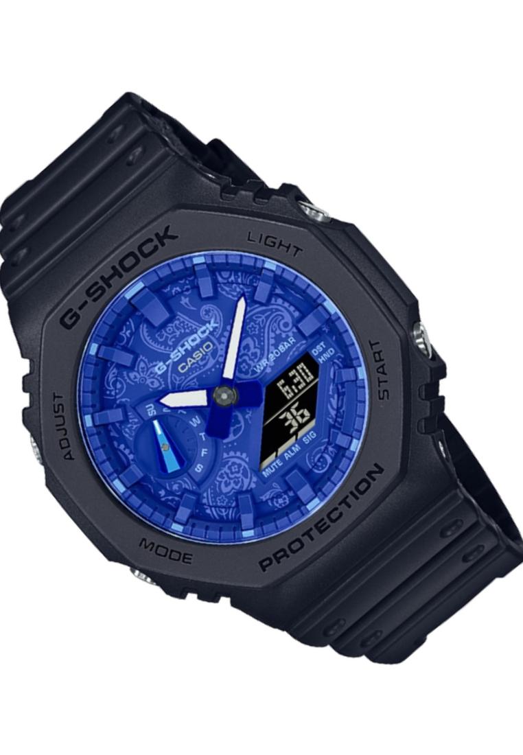 Casio G-shock GA-2100BP-1A Digital Analog Rubber Strap Watch For Men-Watch Portal Philippines