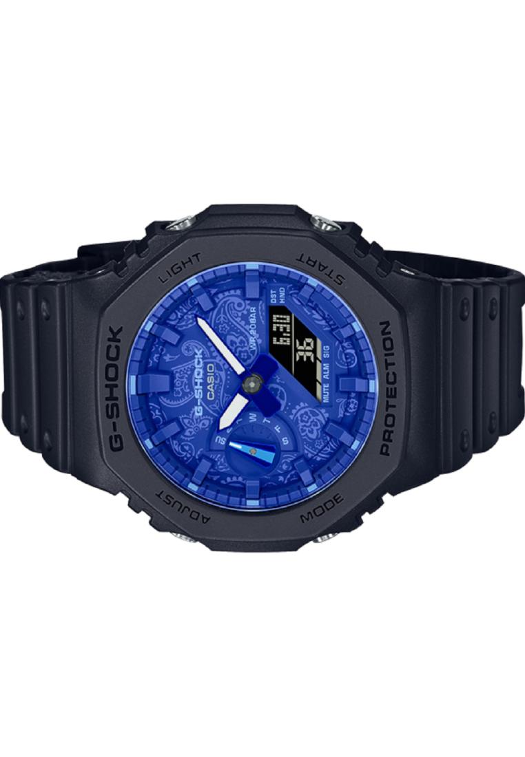 Casio G-shock GA-2100BP-1A Digital Analog Rubber Strap Watch For Men-Watch Portal Philippines