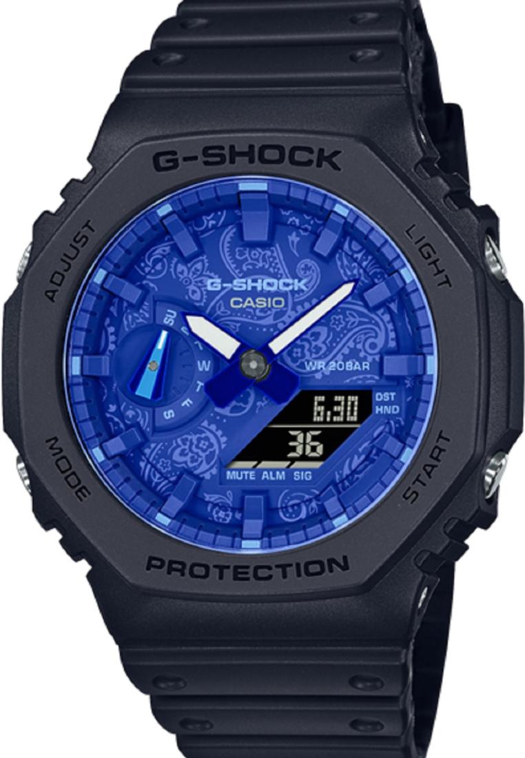 Casio G-shock GA-2100BP-1A Digital Analog Rubber Strap Watch For Men-Watch Portal Philippines