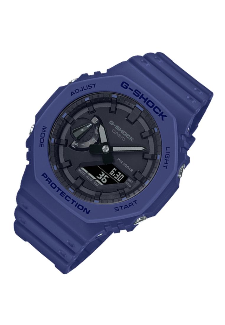 Casio G-shock GA-2100BWP-2A Digital Analog Rubber Strap Watch For Men-Watch Portal Philippines