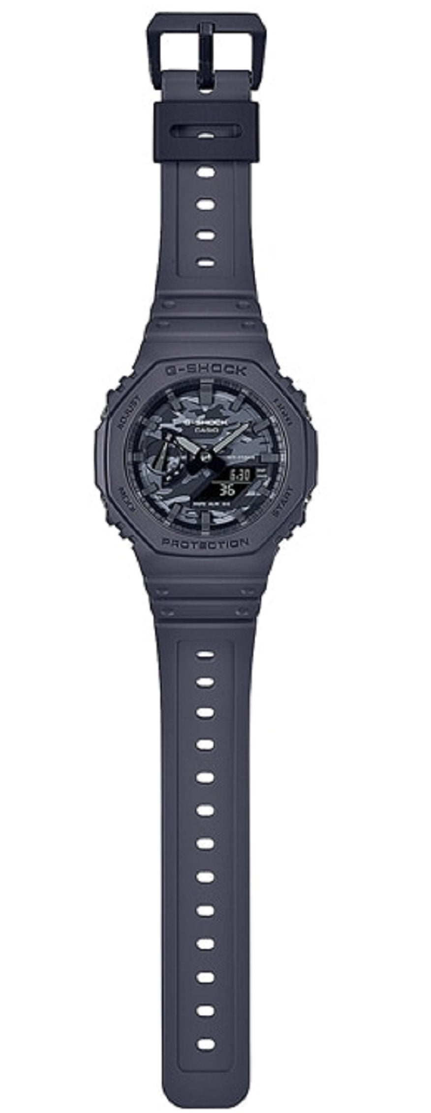 Casio G-shock GA-2100CA-8A Digital Analog Rubber Strap Watch For Men-Watch Portal Philippines