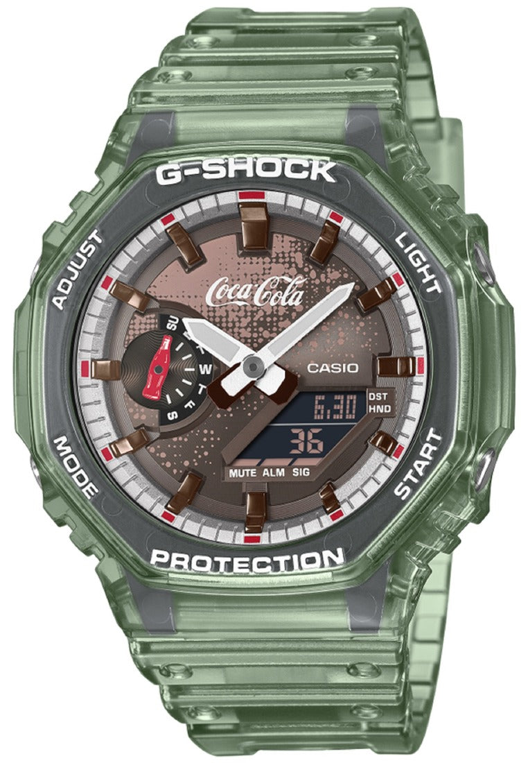 Casio G-shock GA-2100CC-3ADR "Coca-Cola" Rubber Strap Digital Analog Watch for Men-Watch Portal Philippines