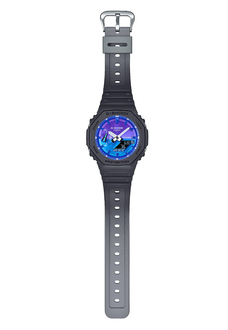 Casio G-shock GA-2100FL-1A Digital Analog Rubber Strap Watch for Men-Watch Portal Philippines