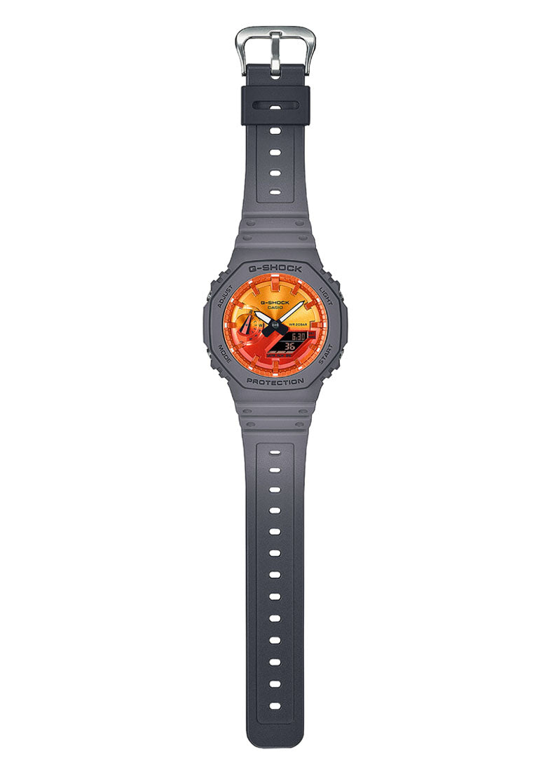 Casio G-shock GA-2100FL-8A Digital Analog Rubber Strap Watch for Men-Watch Portal Philippines