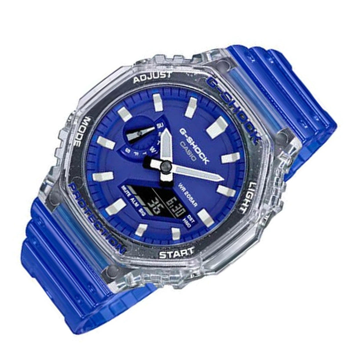 Casio G-shock GA-2100HC-2A Digital Analog Rubber Strap Watch For Men-Watch Portal Philippines