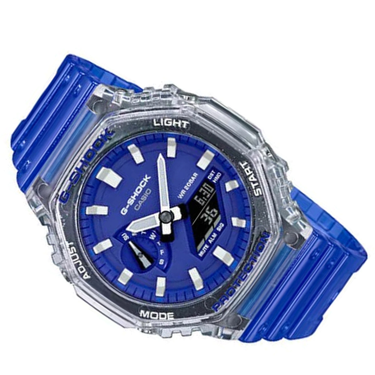 Casio G-shock GA-2100HC-2A Digital Analog Rubber Strap Watch For Men-Watch Portal Philippines