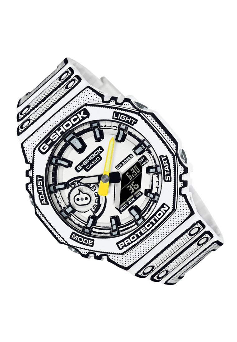 Casio G-shock GA-2100MNG-7A Manga Inspired Digital Analog Rubber Strap Watch For Men-Watch Portal Philippines