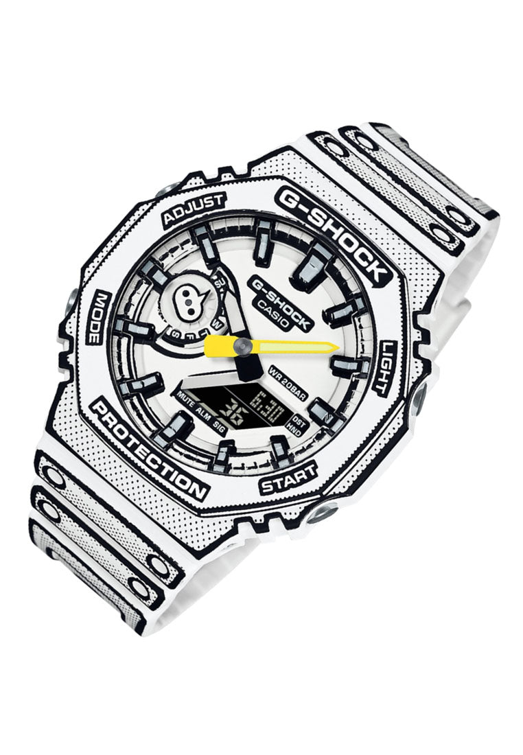 Casio G-shock GA-2100MNG-7A Manga Inspired Digital Analog Rubber Strap Watch For Men-Watch Portal Philippines