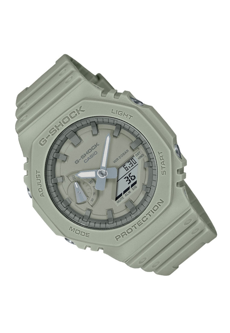 Casio G-shock GA-2100NC-3A Digital Analog Rubber Strap Watch for Men-Watch Portal Philippines