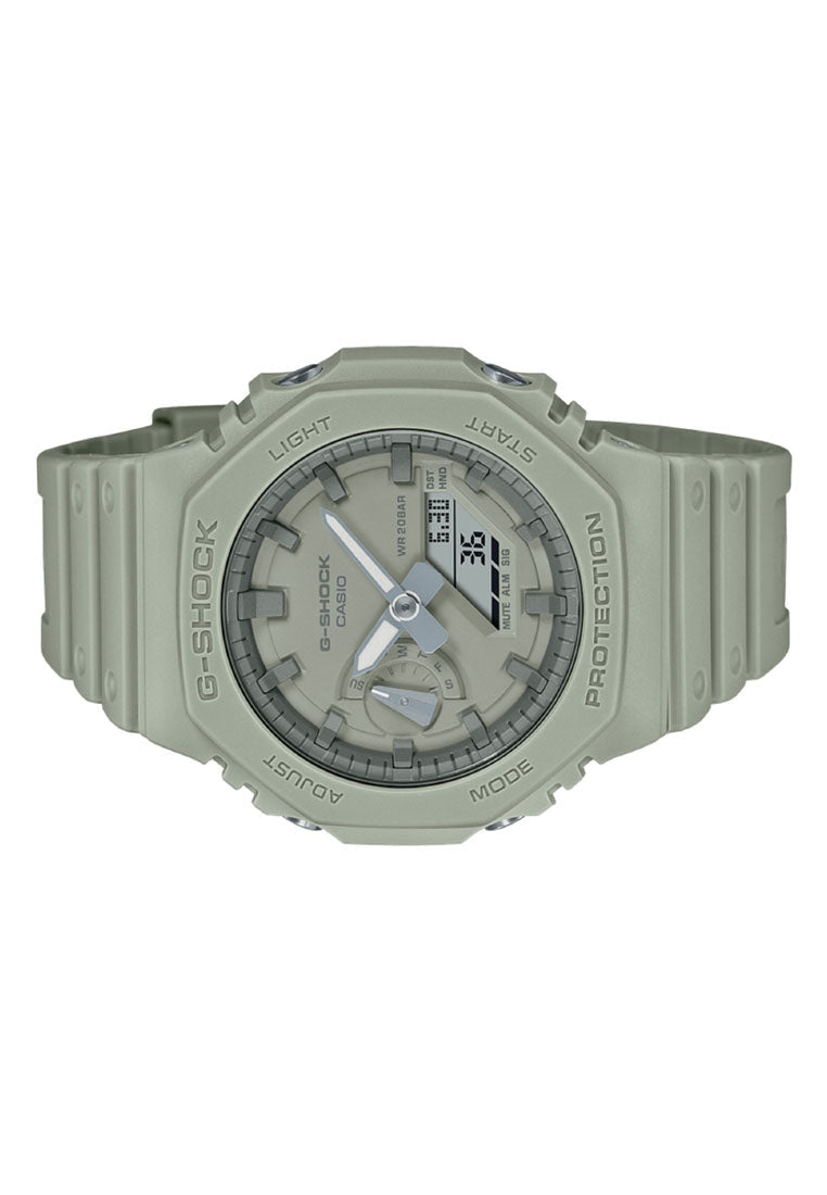 Casio G-shock GA-2100NC-3A Digital Analog Rubber Strap Watch for Men-Watch Portal Philippines