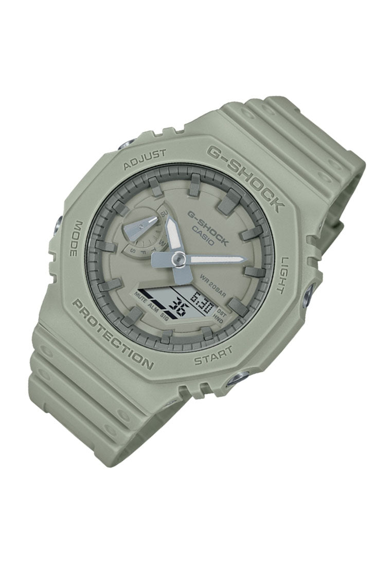 Casio G-shock GA-2100NC-3A Digital Analog Rubber Strap Watch for Men-Watch Portal Philippines