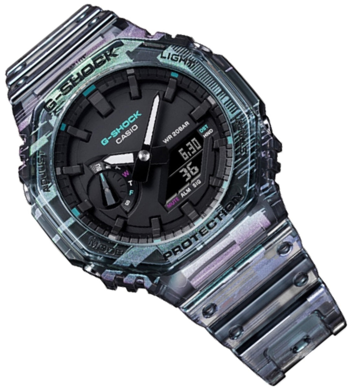 Casio G-shock GA-2100NN-1A Digital Analog Rubber Strap Watch For Men-Watch Portal Philippines