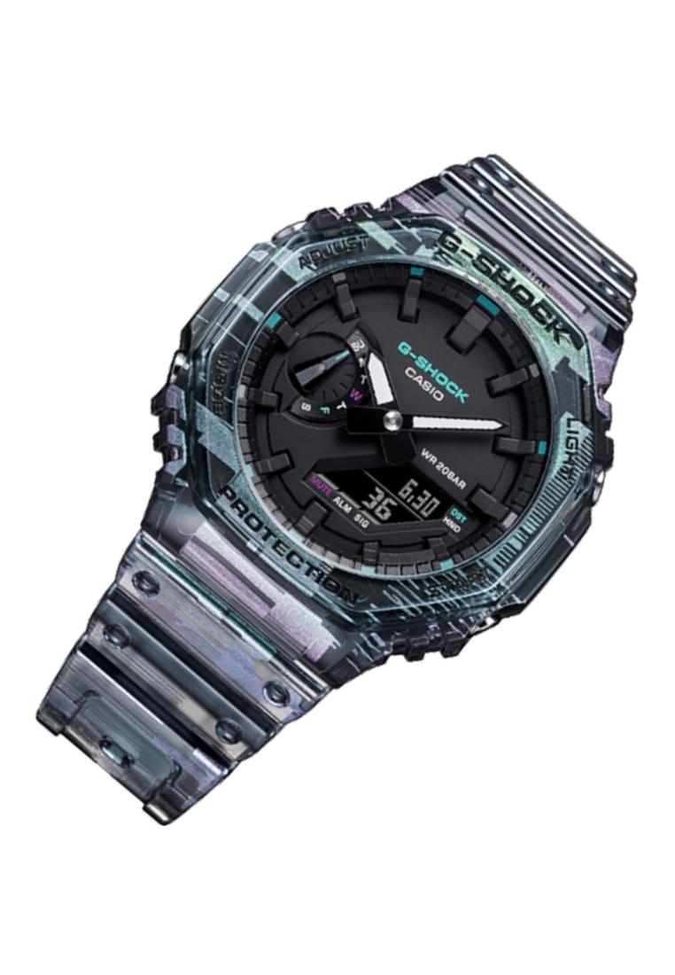 Casio G-shock GA-2100NN-1A Digital Analog Rubber Strap Watch For Men-Watch Portal Philippines