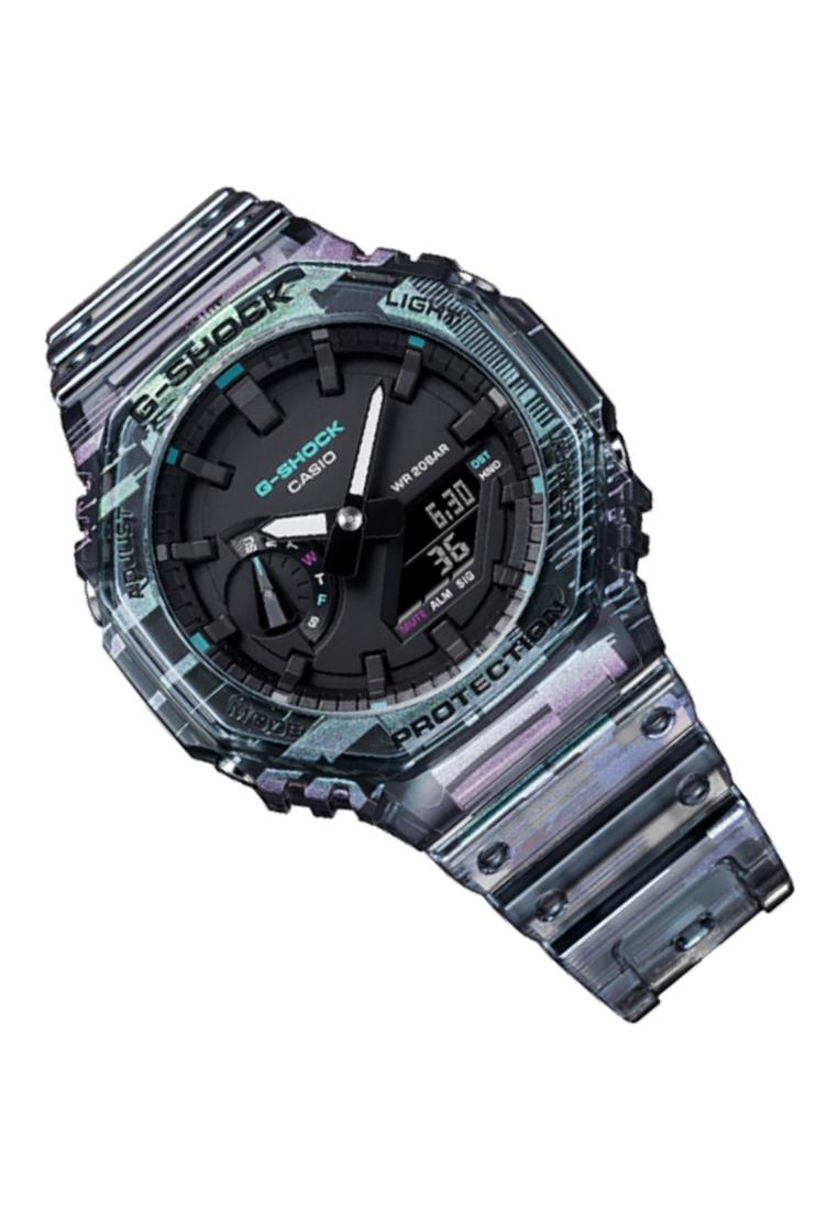 Casio G-shock GA-2100NN-1A Digital Analog Rubber Strap Watch For Men-Watch Portal Philippines