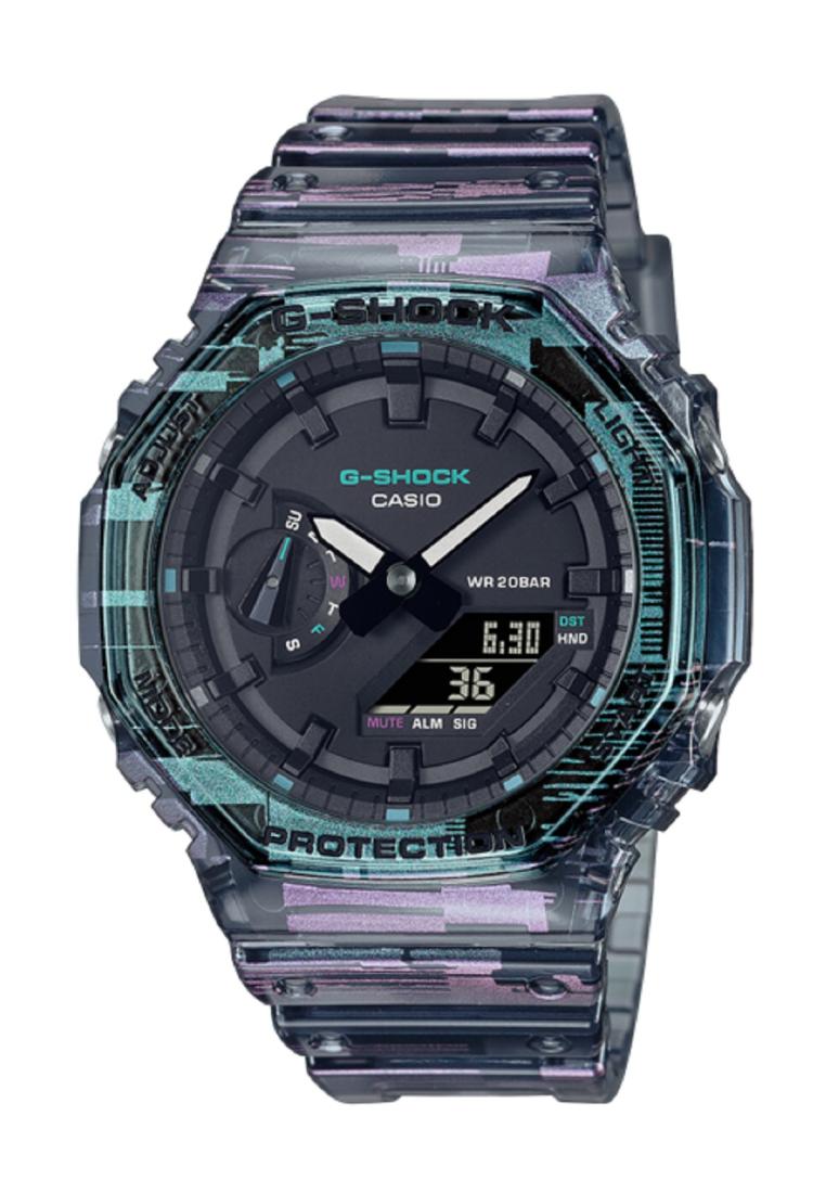 Casio G-shock GA-2100NN-1A Digital Analog Rubber Strap Watch For Men-Watch Portal Philippines