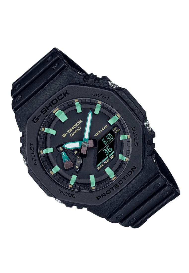 Casio G-shock GA-2100RC-1A Digital Analog Rubber Strap Watch For Men-Watch Portal Philippines