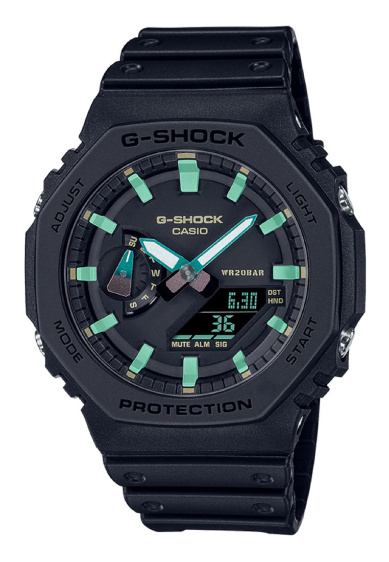 Casio G-shock GA-2100RC-1A Digital Analog Rubber Strap Watch For Men-Watch Portal Philippines