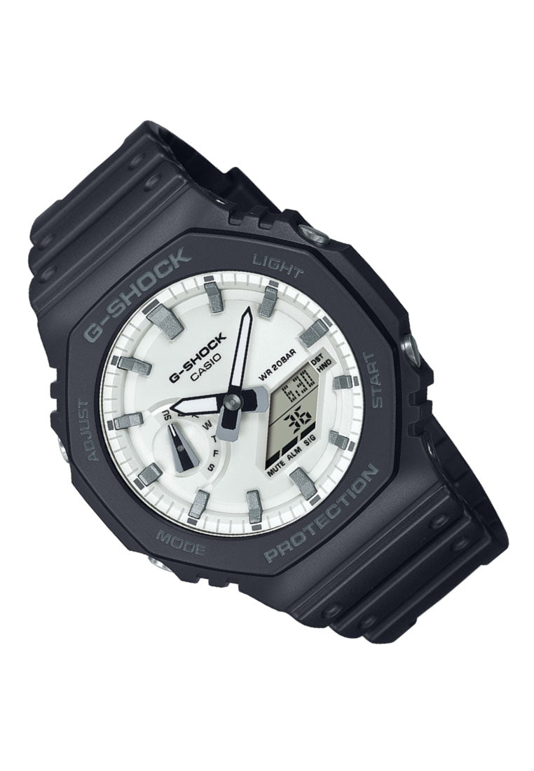 Casio G-shock GA-2100WD-1A Digital Analog Rubber Strap Watch for Men-Watch Portal Philippines