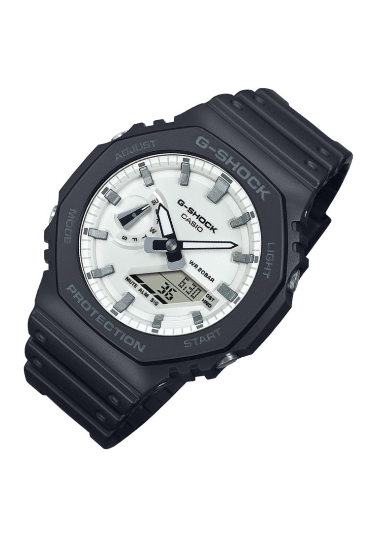 Casio G-shock GA-2100WD-1A Digital Analog Rubber Strap Watch for Men-Watch Portal Philippines