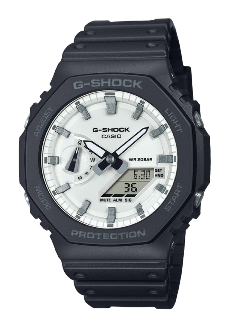 Casio G-shock GA-2100WD-1A Digital Analog Rubber Strap Watch for Men-Watch Portal Philippines