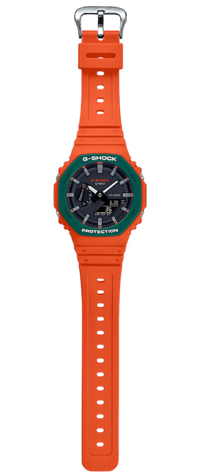 Casio G-shock GA-2110SC-4A Digital Analog Rubber Strap Watch For Men-Watch Portal Philippines