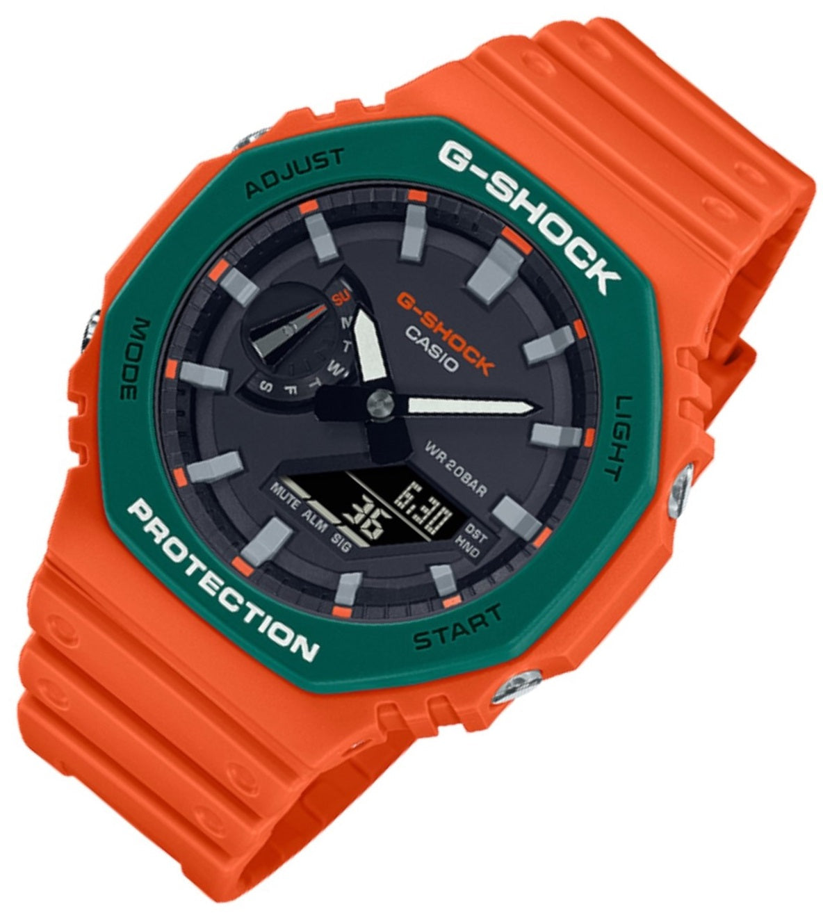 Casio G-shock GA-2110SC-4A Digital Analog Rubber Strap Watch For Men-Watch Portal Philippines