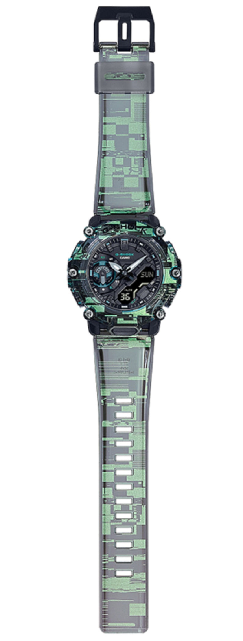 Casio G-shock GA-2200NN-1A Digital Analog Rubber Strap Watch For Men-Watch Portal Philippines