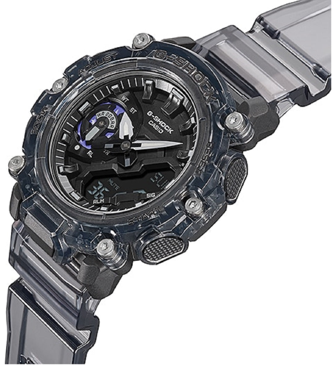 Casio G-shock GA-2200SKL-8A Digital Analog Stainless Steel Strap Watch For Men-Watch Portal Philippines
