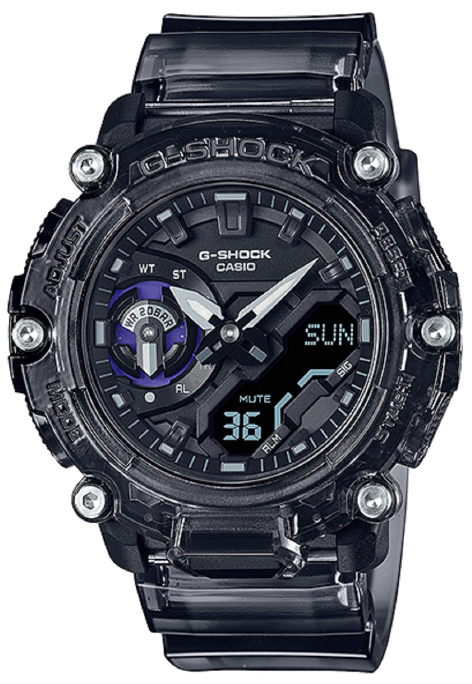 Casio G-shock GA-2200SKL-8A Digital Analog Stainless Steel Strap Watch For Men-Watch Portal Philippines