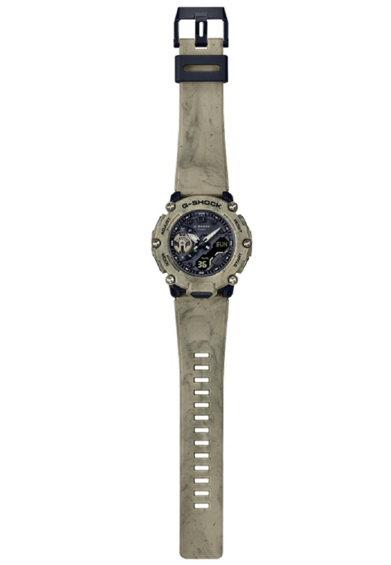 Casio G-shock GA-2200SL-5A Digital Analog Rubber Strap Watch For Men-Watch Portal Philippines
