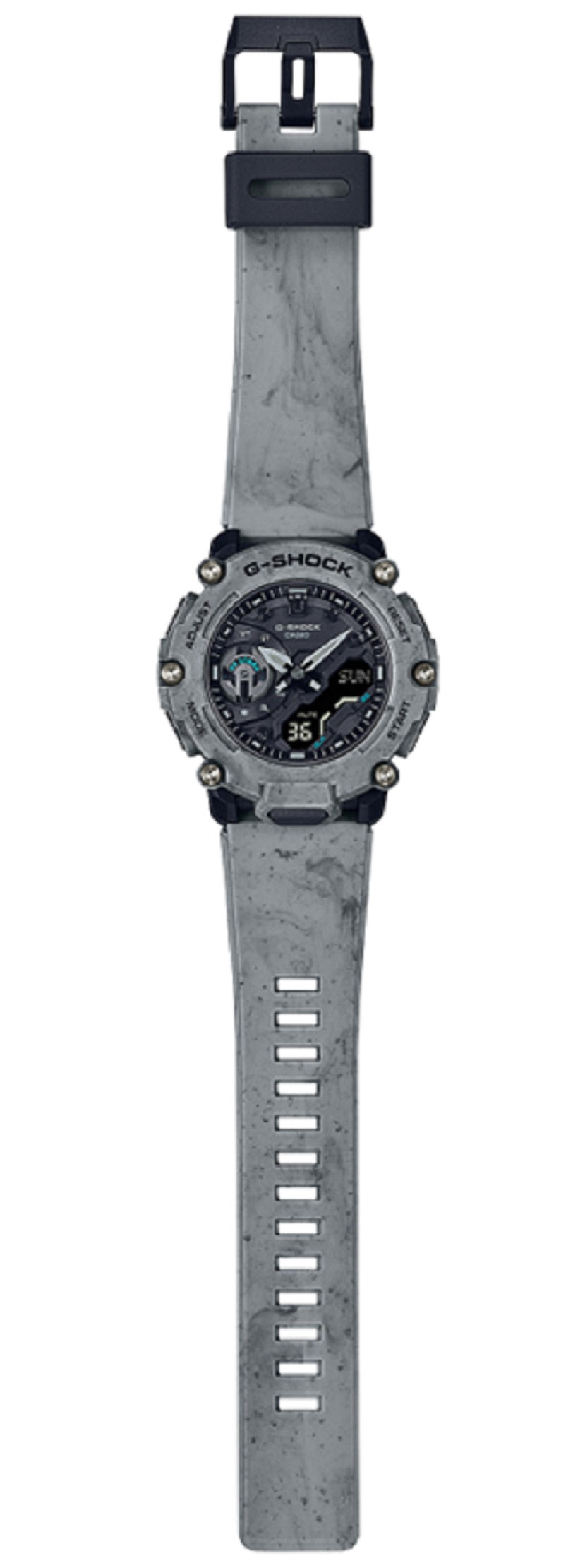 Casio G-shock GA-2200SL-8A Digital Analog Rubber Strap Watch For Men-Watch Portal Philippines